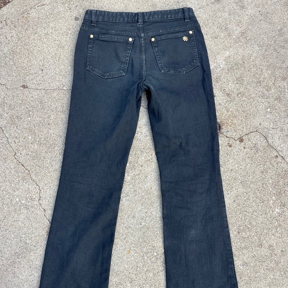 Roberto Cavalli boot cut jeans xs 38 extra small black y2k 00s 90s italy bootcut - Picture 8 of 16